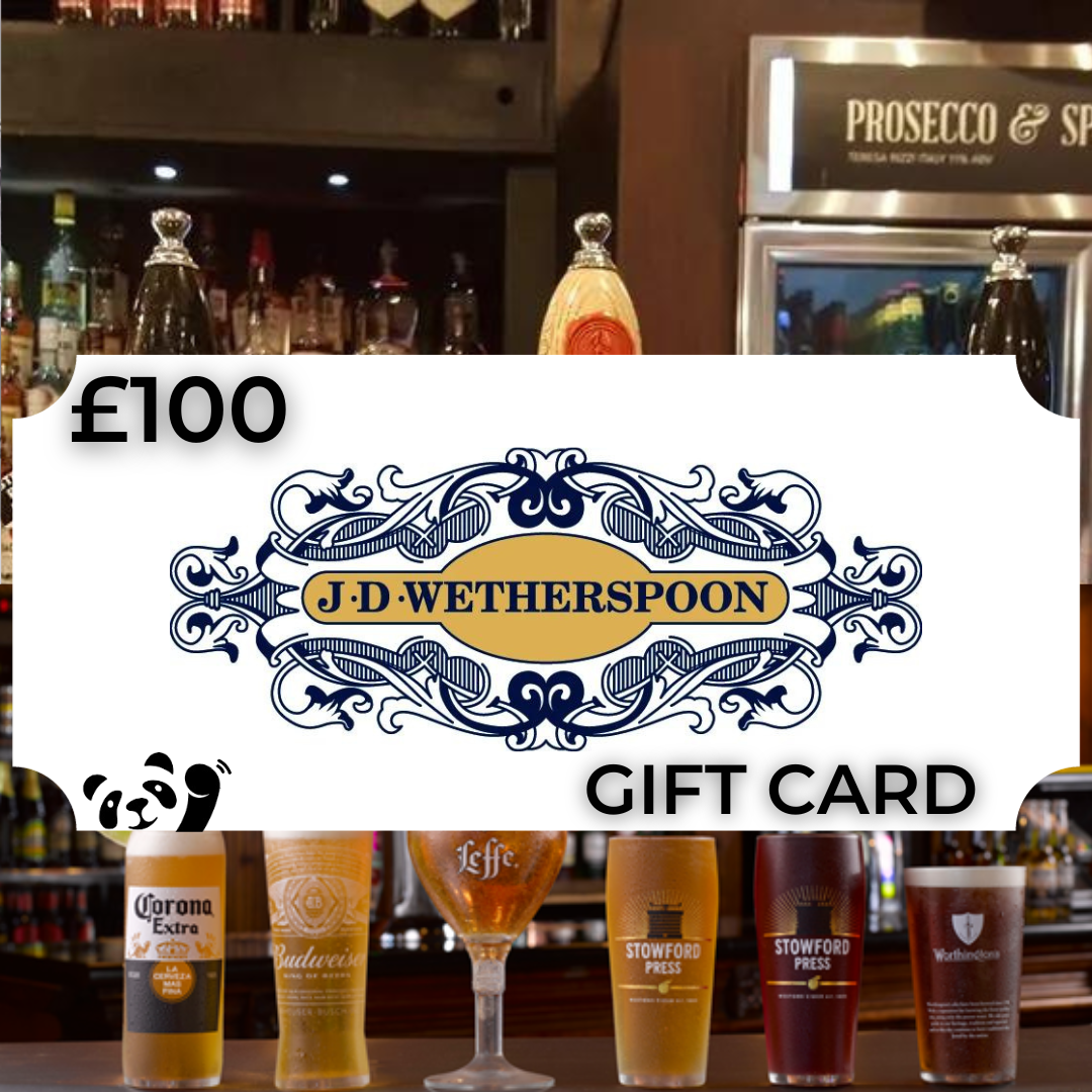 £100 Wetherspoons Voucher Mad Panda Competitions