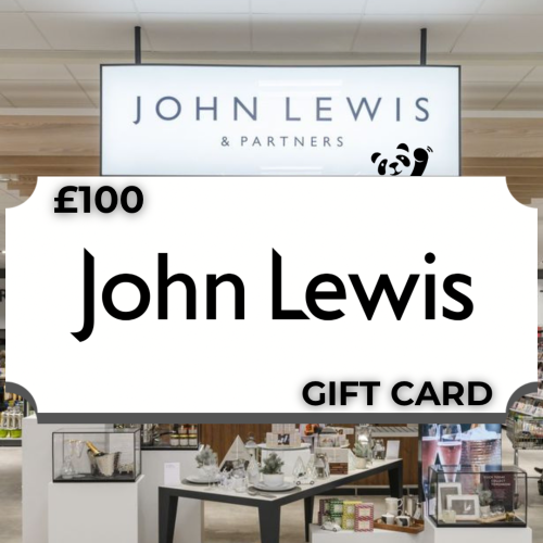 £100 John Lewis voucher or £80 Cash (auto win) Mad Panda Competitions