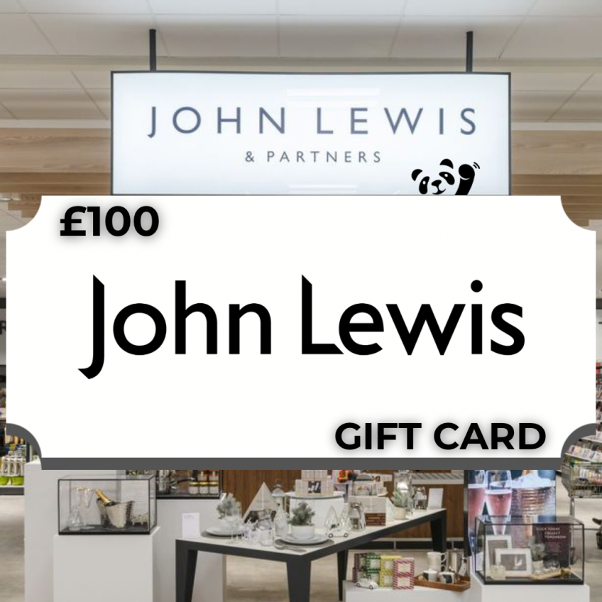 £100 John Lewis voucher or £80 Cash (auto win) Mad Panda Competitions