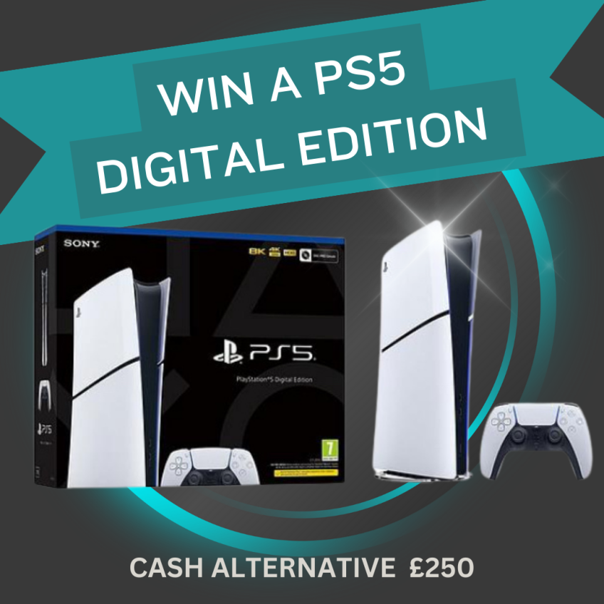 PS5 Digital Edition + Find The Cash Mad Panda Competitions